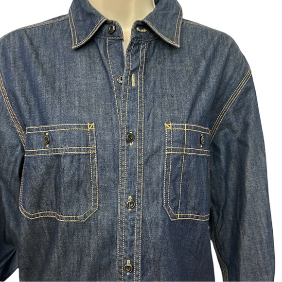 J. Crew Denim Workshirt Button-Down Shirt - Picture 2 of 3